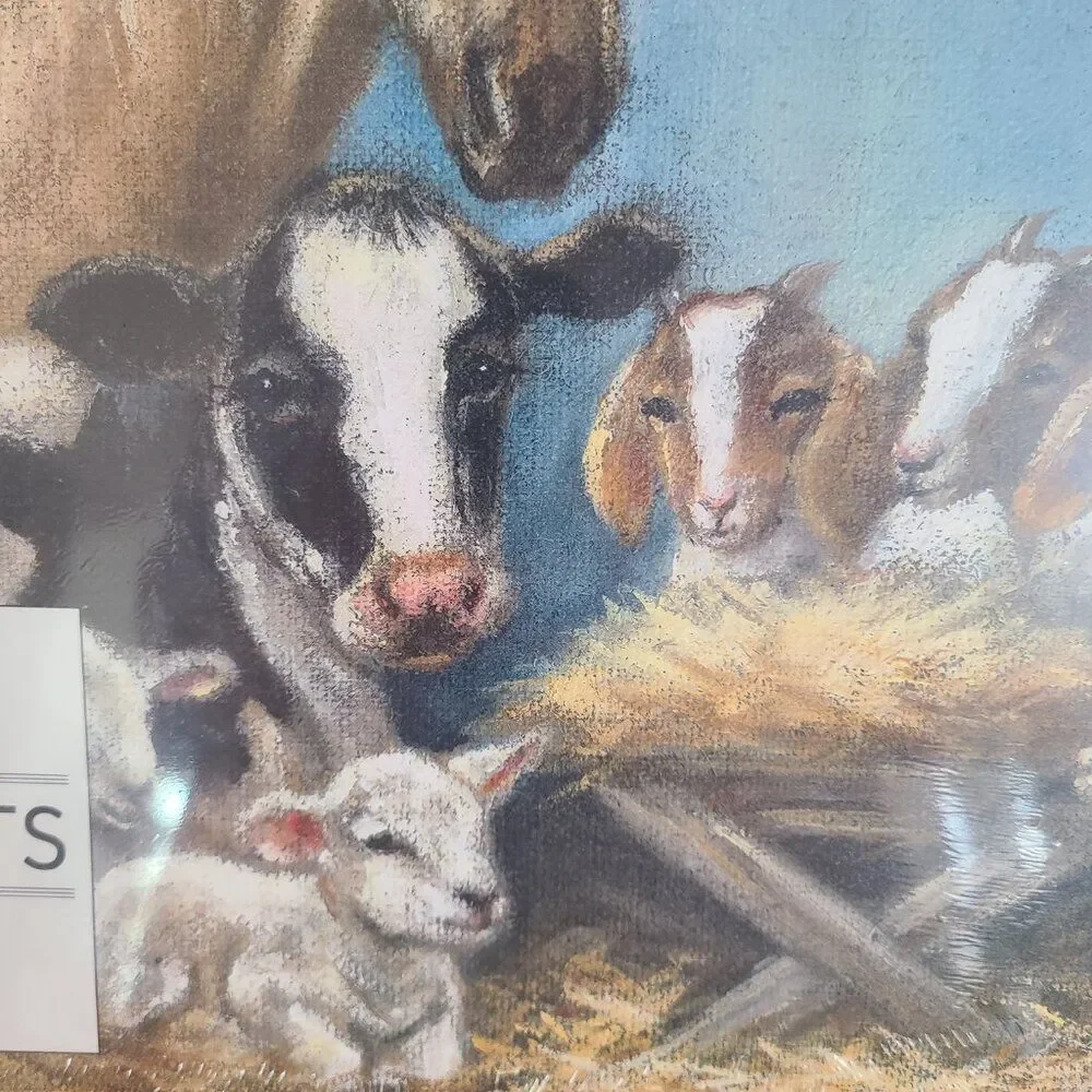 Primitives By Kathy Pad of 24 Paper Placemats Pad Nativity NWT